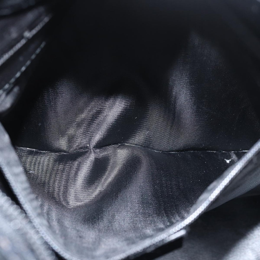 GUCCI Bamboo GG Canvas Shoulder Bag Black mr291