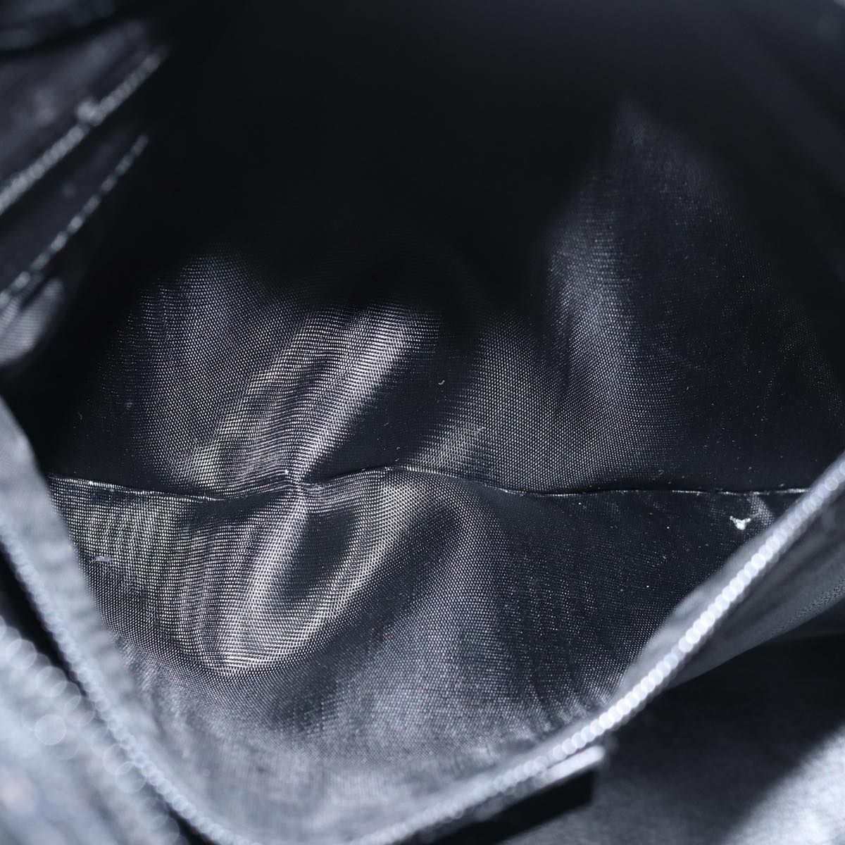 GUCCI Bamboo GG Canvas Shoulder Bag Black mr291