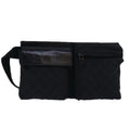 GUCCI GG Canvas Waist bag Black 28566 mr292