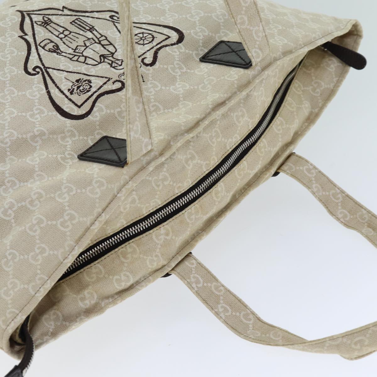 GUCCI Tote Bag Canvas Beige 283416 mr293
