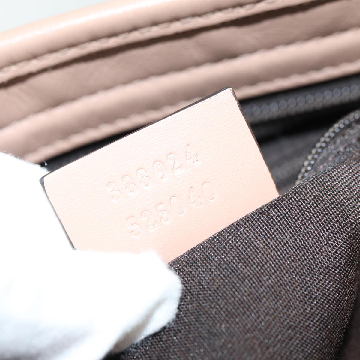 GUCCI GG Canvas Shoulder Bag Beige Pink 388924 mr294