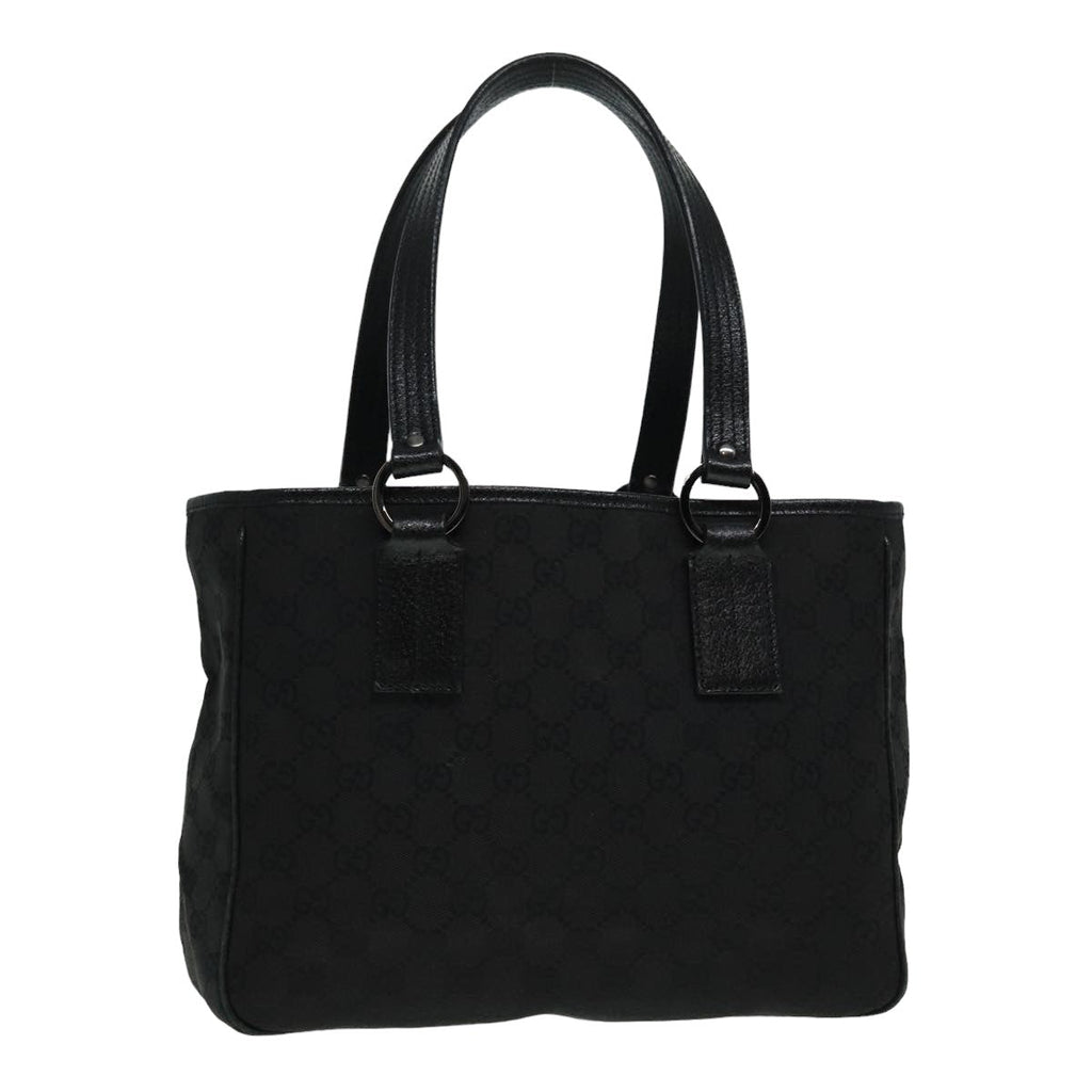 GUCCI GG Canvas Hand Bag Black 113019 mr295