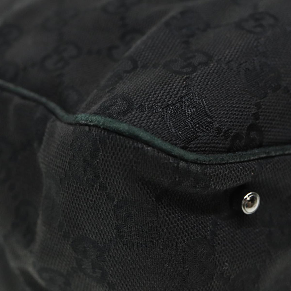 GUCCI GG Canvas Hand Bag Black 113019 mr295