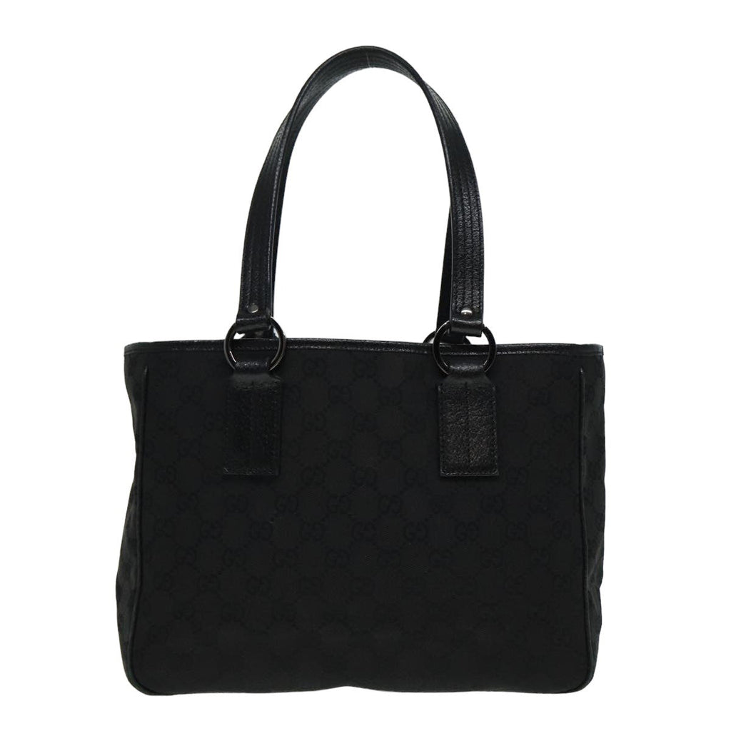 GUCCI GG Canvas Hand Bag Black 113019 mr295