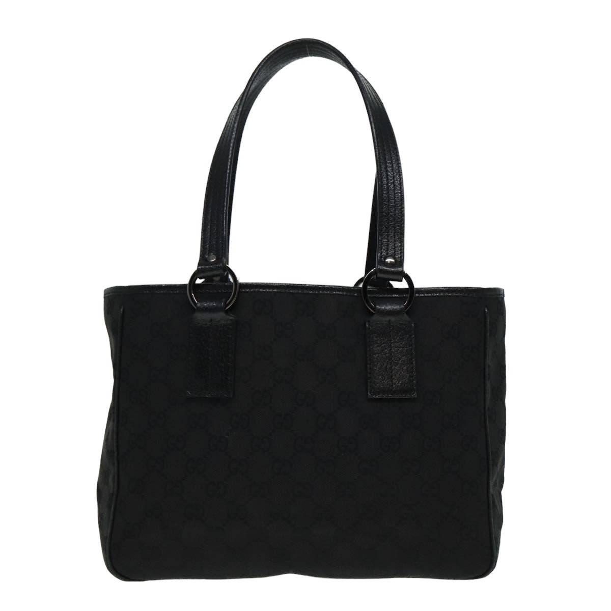 GUCCI GG Canvas Hand Bag Black 113019 mr295