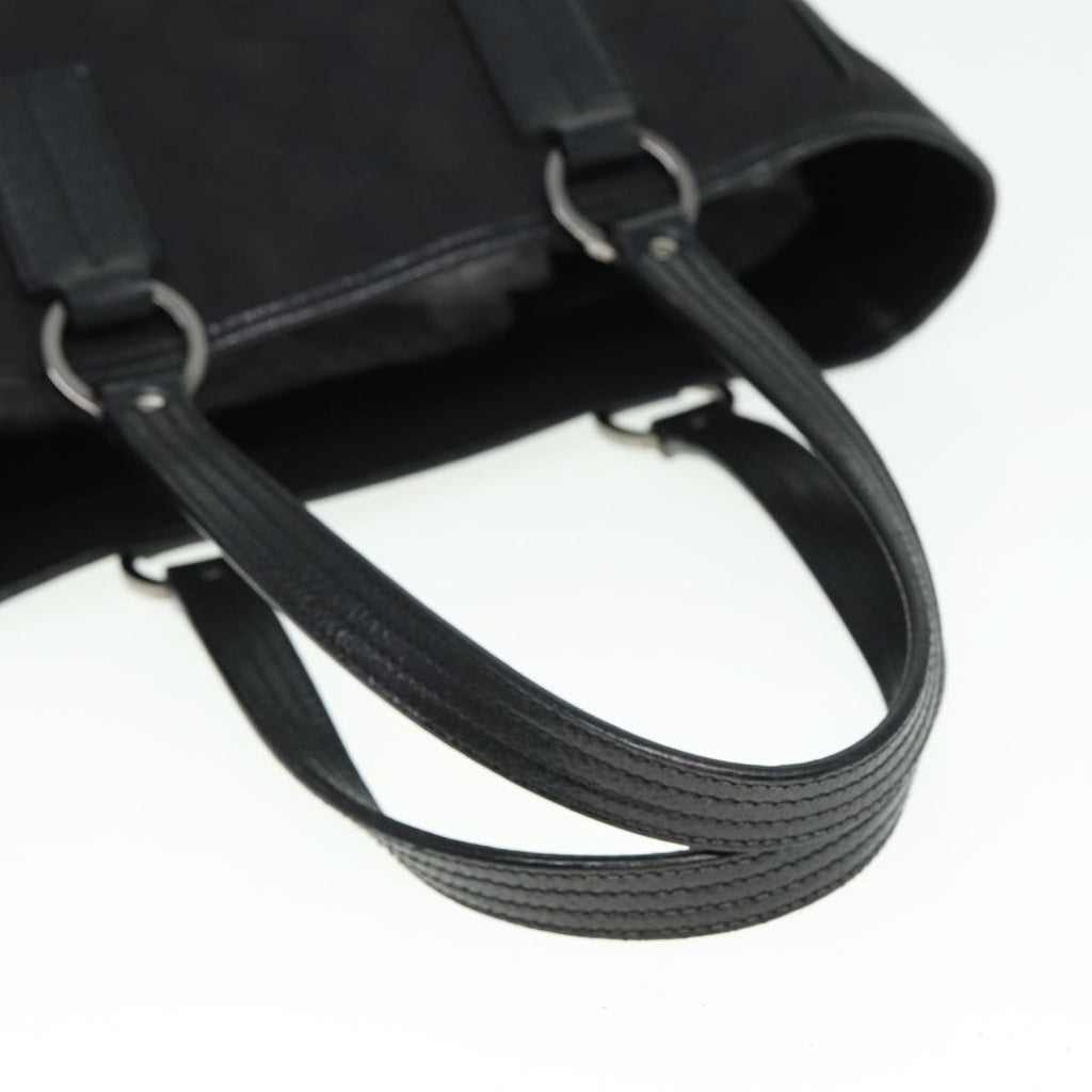 GUCCI GG Canvas Hand Bag Black 113019 mr295