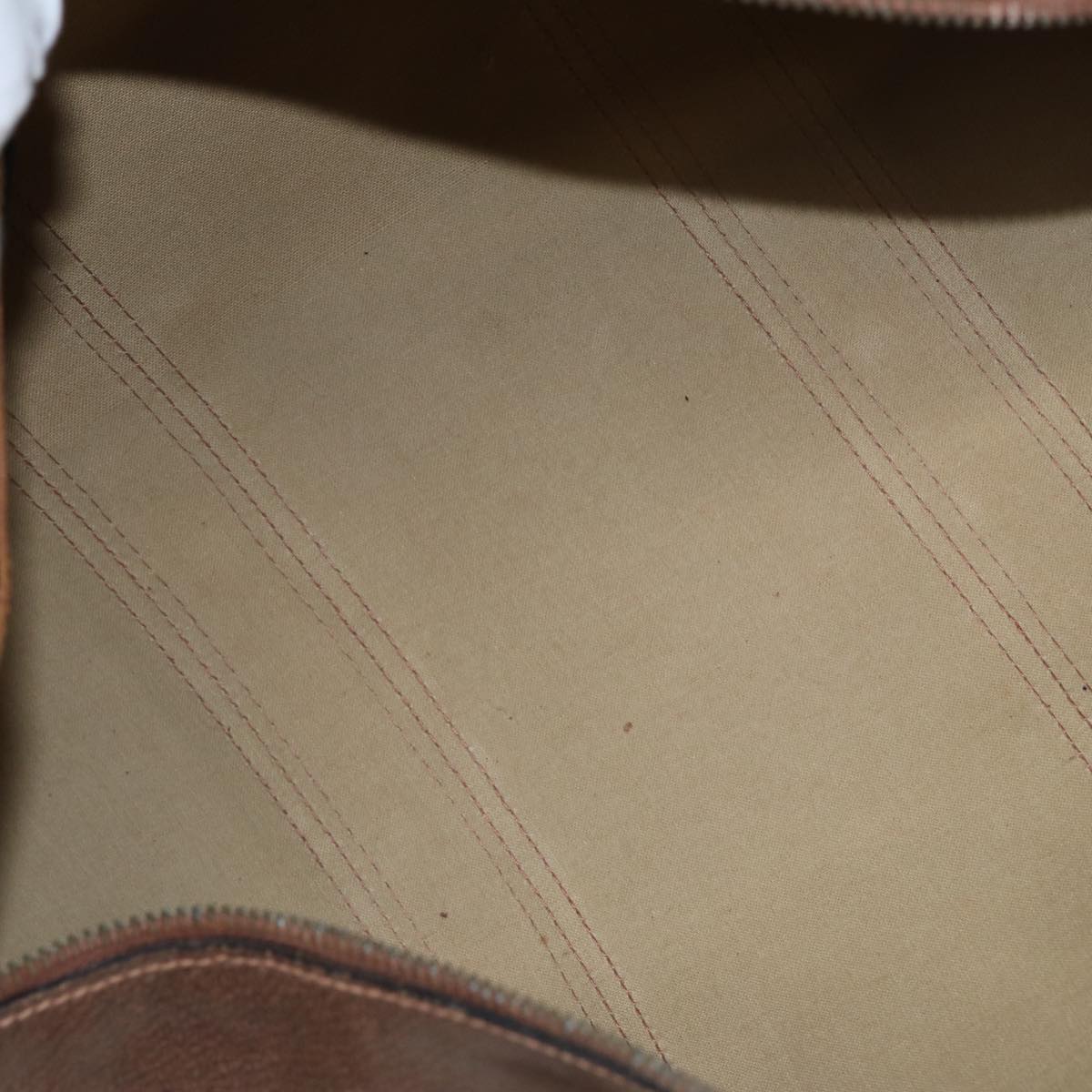 GUCCI GG Supreme Web Sherry Line Boston Bag PVC Leather Beige Red mr334