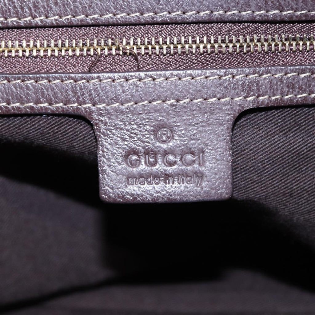 GUCCI Horsebit GG Canvas Boston Bag Beige 159398 mr355