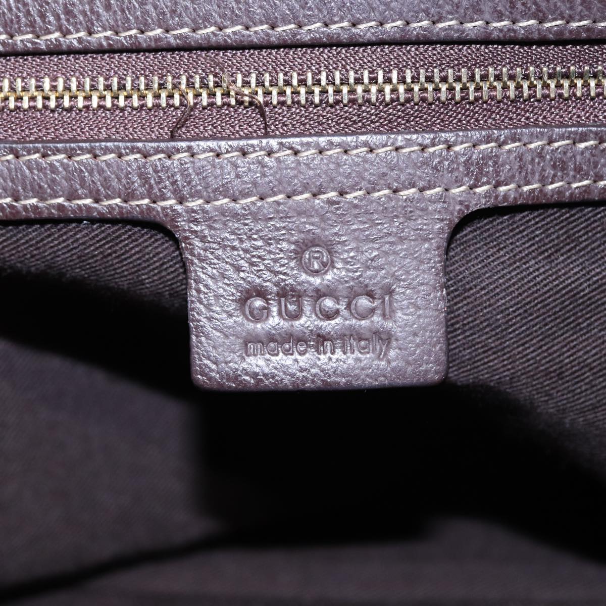 GUCCI Horsebit GG Canvas Boston Bag Beige 159398 mr355
