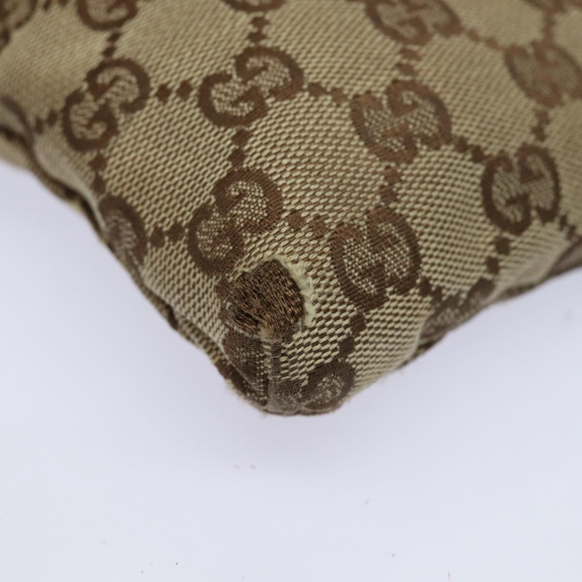 GUCCI GG Canvas Web Sherry Line Waist bag Beige 28566 mr366