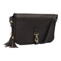 GUCCI Shoulder Bag Leather Brown Gold mr405