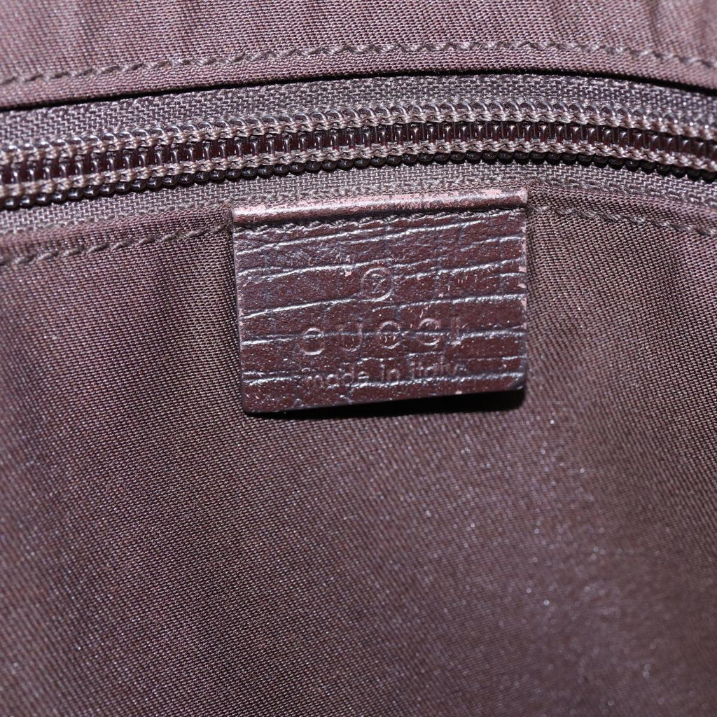 GUCCI GG Supreme Tote Bag PVC Leather Beige Brown mr434