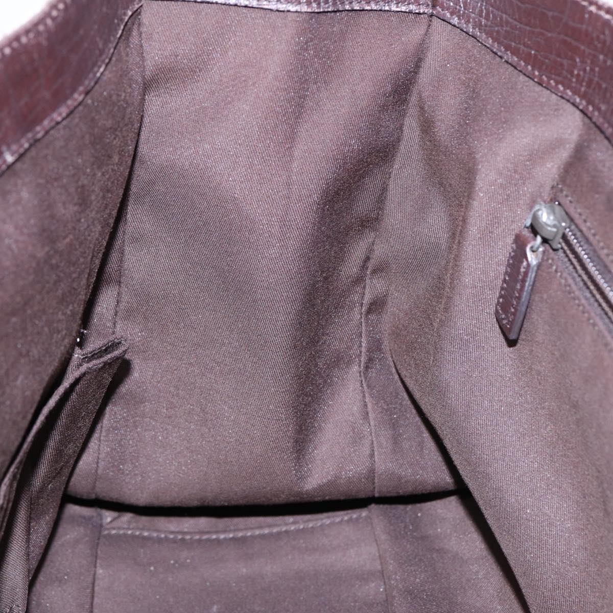GUCCI GG Supreme Tote Bag PVC Leather Beige Brown mr434