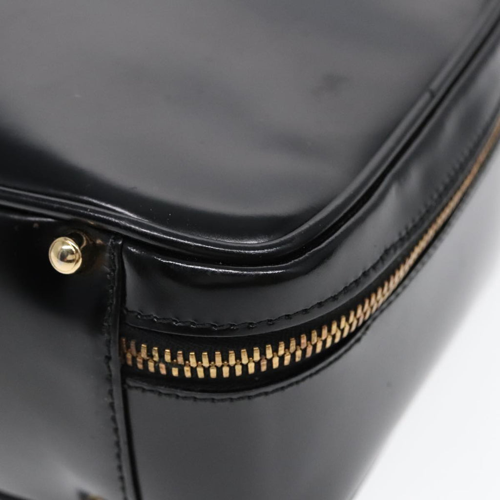 GUCCI GG Canvas Bamboo Shoulder Bag Leather 3Set Black Gold mr461