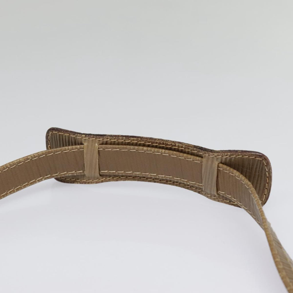 FENDI Zucchino Canvas Shoulder Bag Beige mr470