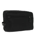GUCCI Clutch Bag Nylon Black Silver mr639