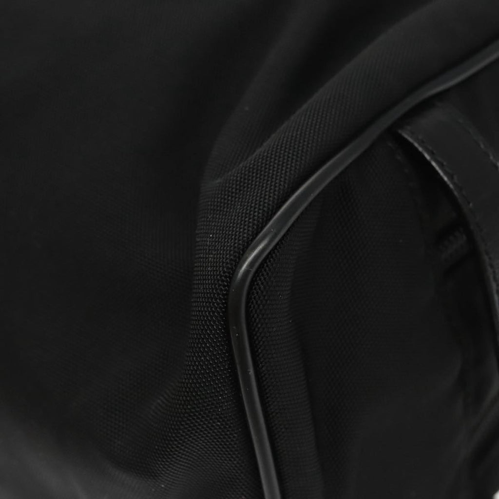 GUCCI Clutch Bag Nylon Black Silver mr639