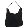 GUCCI GG Canvas Hand Bag Black Silver mr651