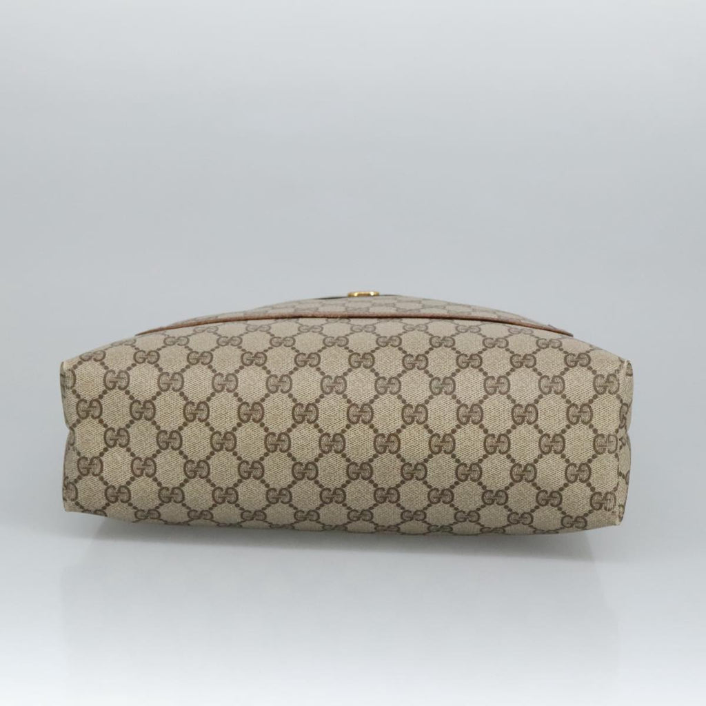 GUCCI GG Supreme Web Sherry Line Tote Bag PVC Beige Red 39 02 003 mr666