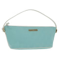 GUCCI GG Canvas Accessory Pouch Light Blue Gold mr670