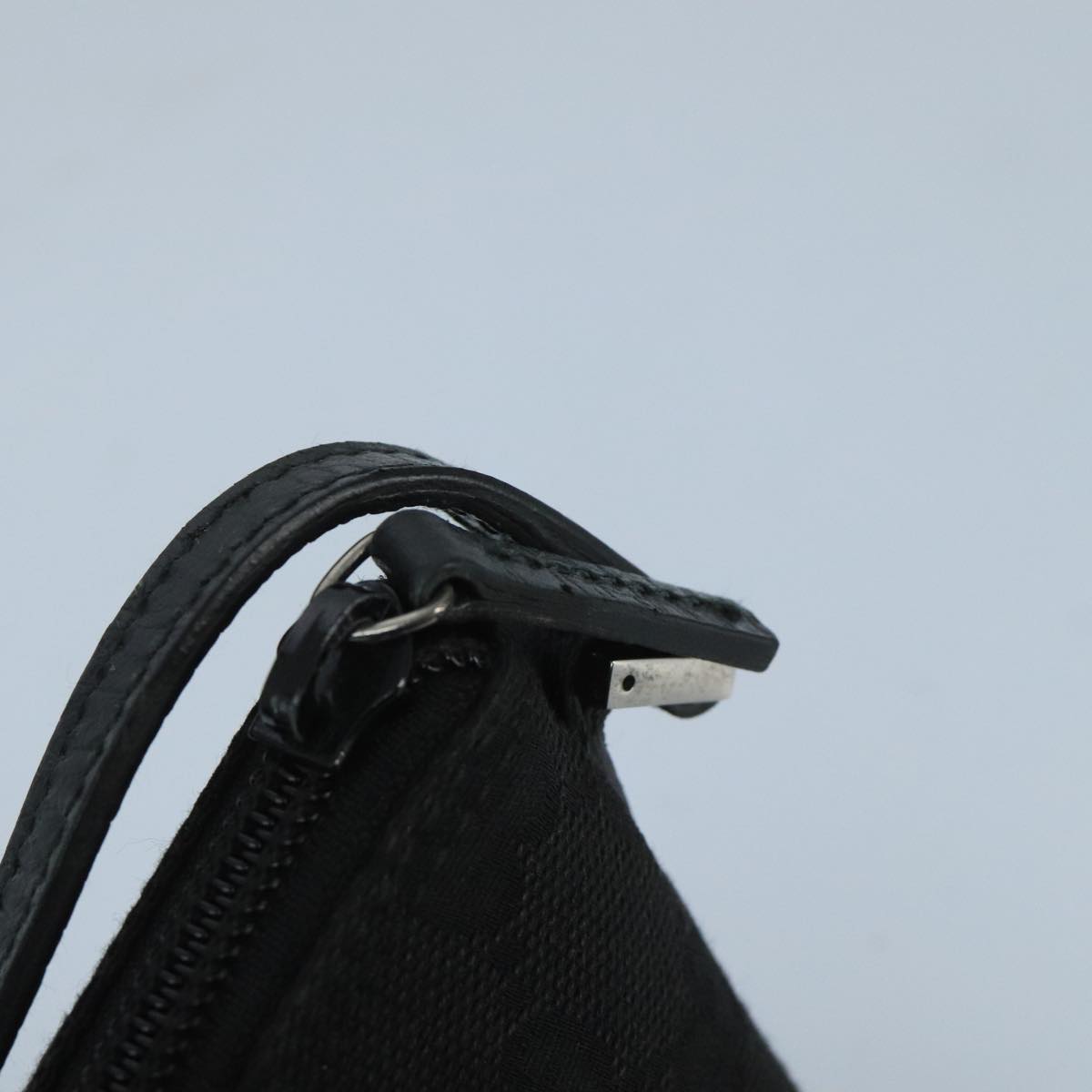 GUCCI GG Canvas Accessory Pouch Black 07198 mr685
