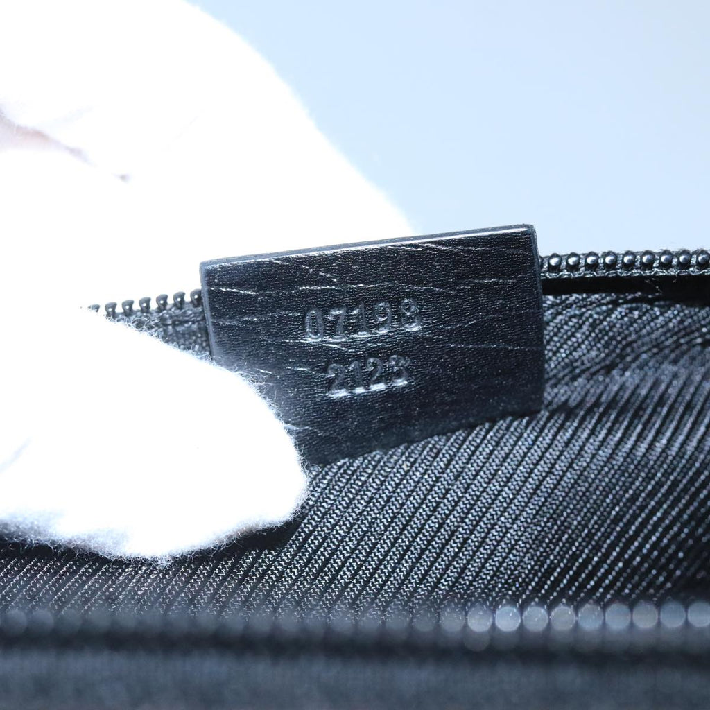 GUCCI GG Canvas Accessory Pouch Black 07198 mr685