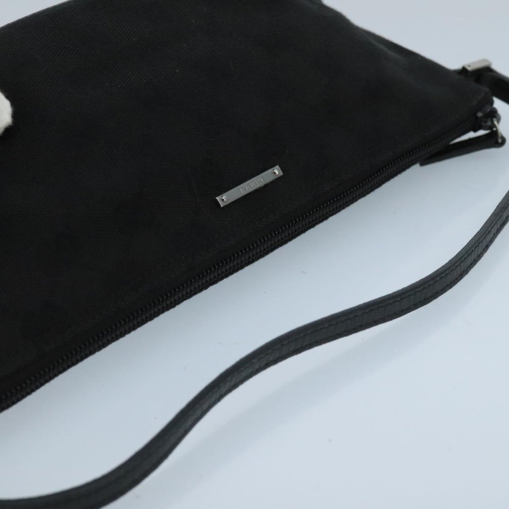 GUCCI GG Canvas Accessory Pouch Black 07198 mr685