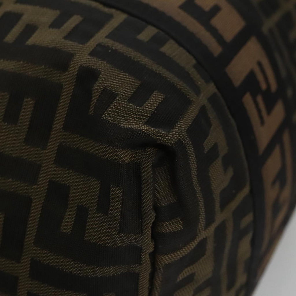 FENDI Zucca Canvas Tote Bag Brown Black mr739