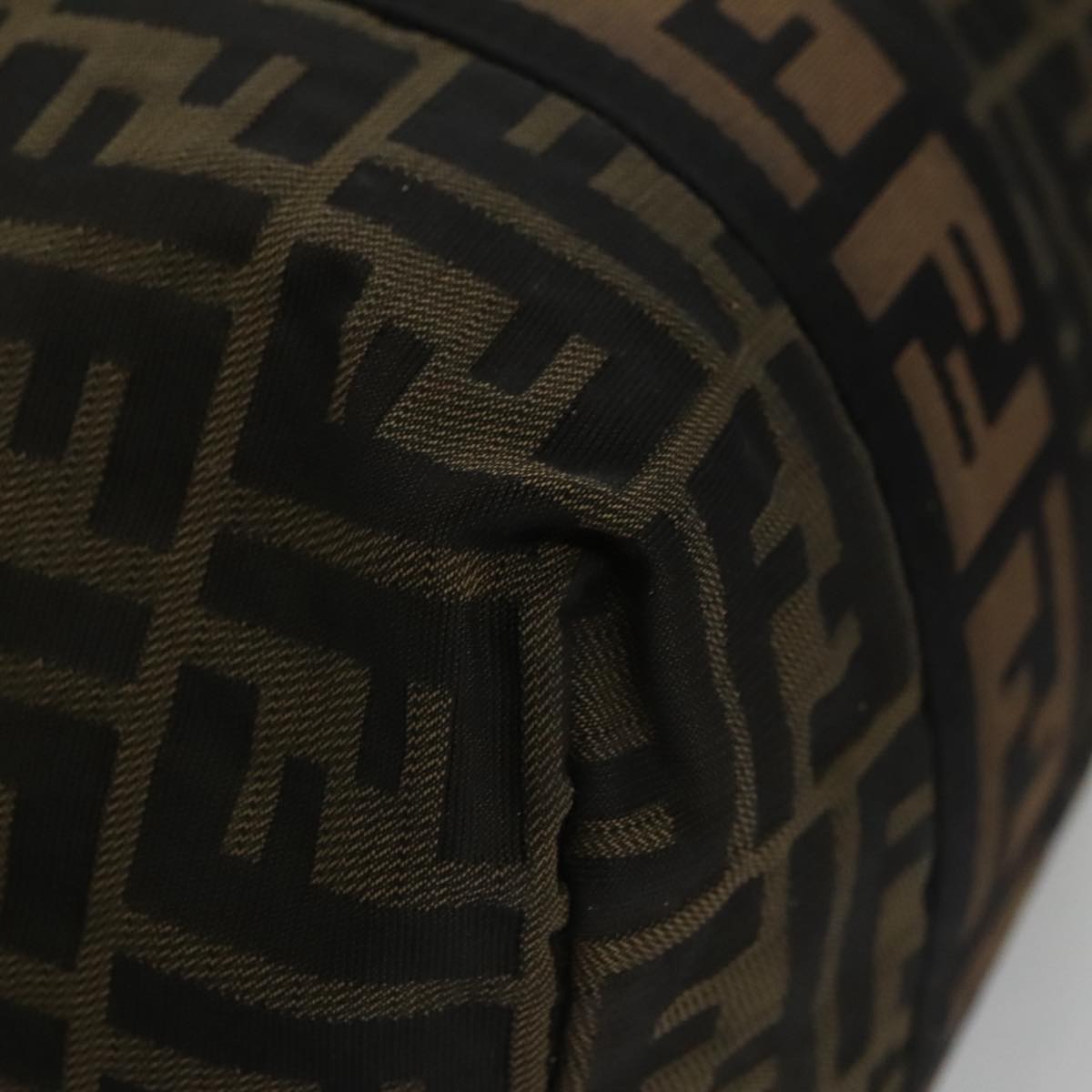 FENDI Zucca Canvas Tote Bag Brown Black mr739