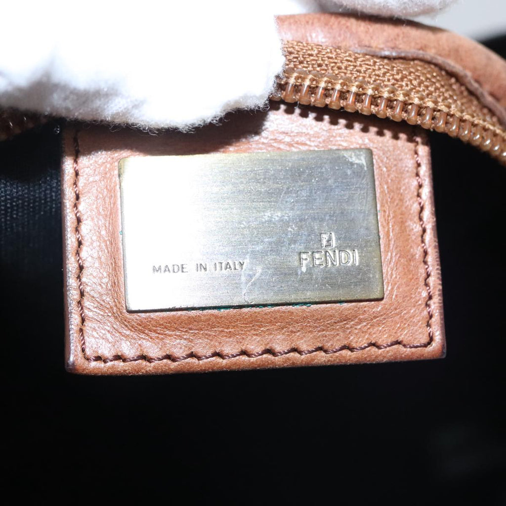 FENDI Zucca Canvas Tote Bag Brown Black mr739