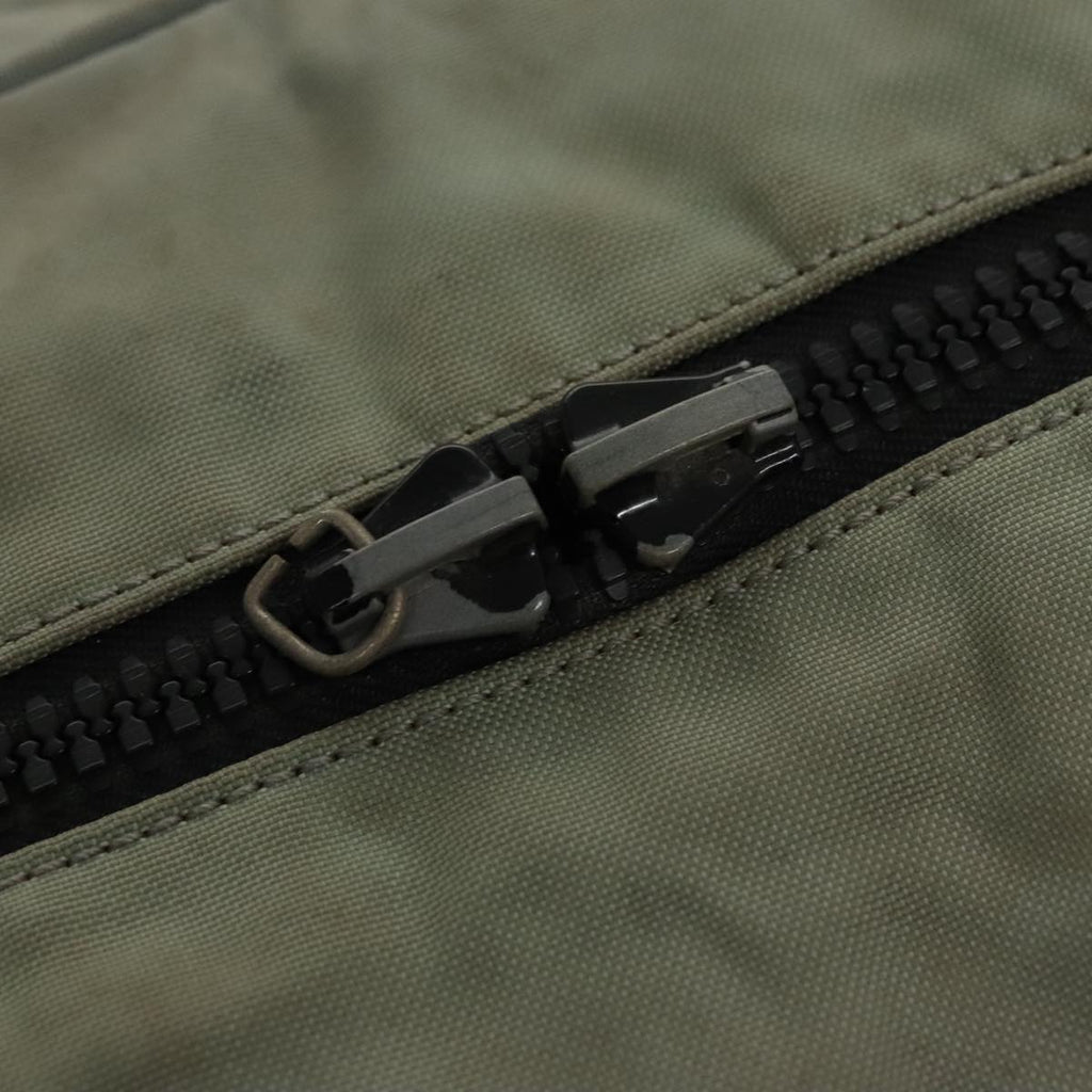 CHANEL Sports Line Boston Bag Nylon Black Khaki CC mr888