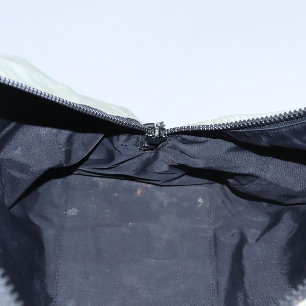 CHANEL Sports Line Boston Bag Nylon Black Khaki CC mr888