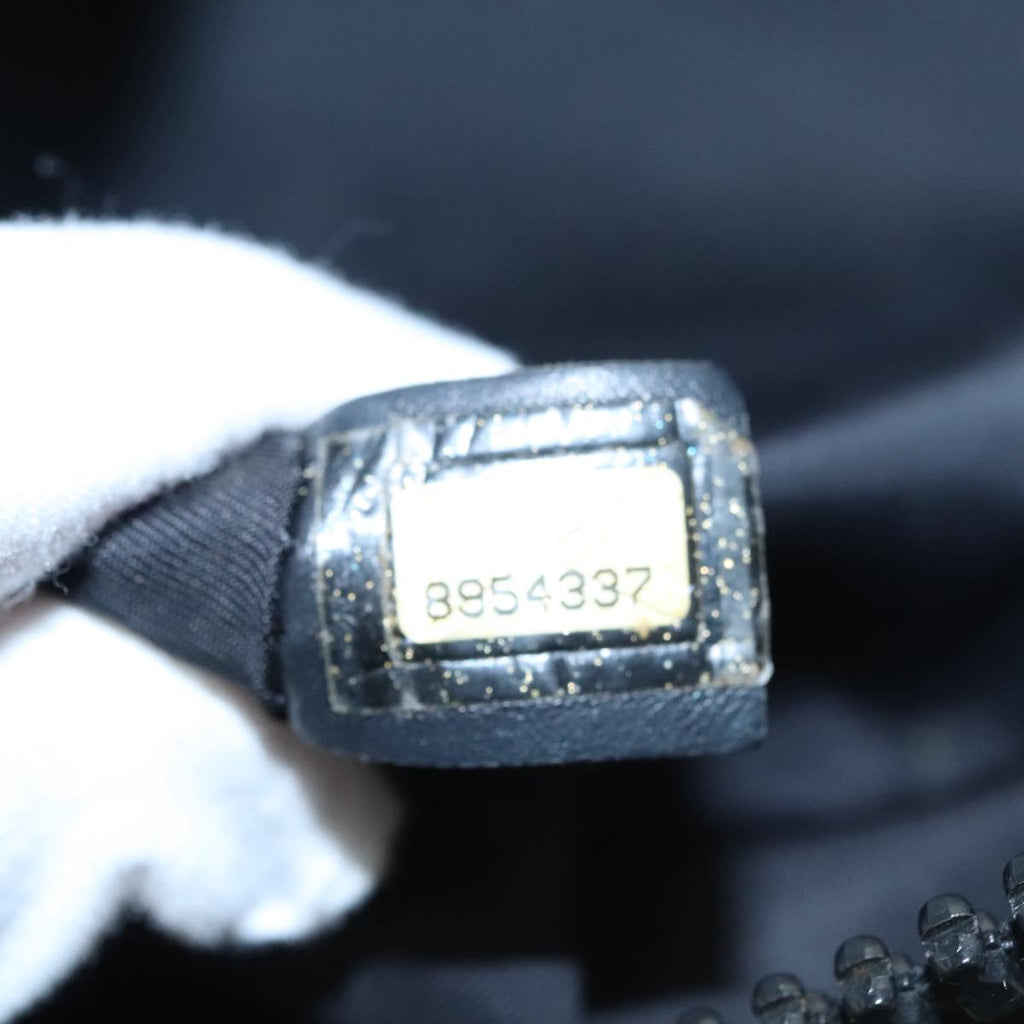CHANEL Sports Line Boston Bag Nylon Black Khaki CC mr888