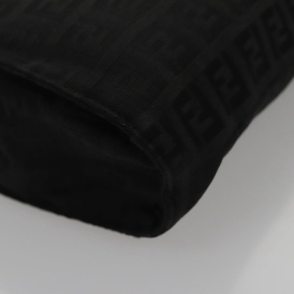 FENDI Zucchino Canvas Pouch Black mr924