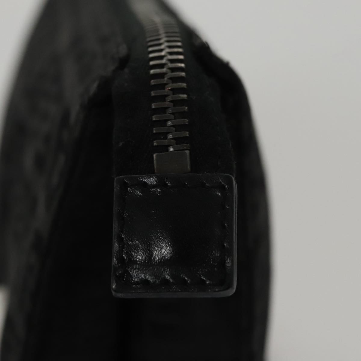 FENDI Zucchino Canvas Pouch Black mr924