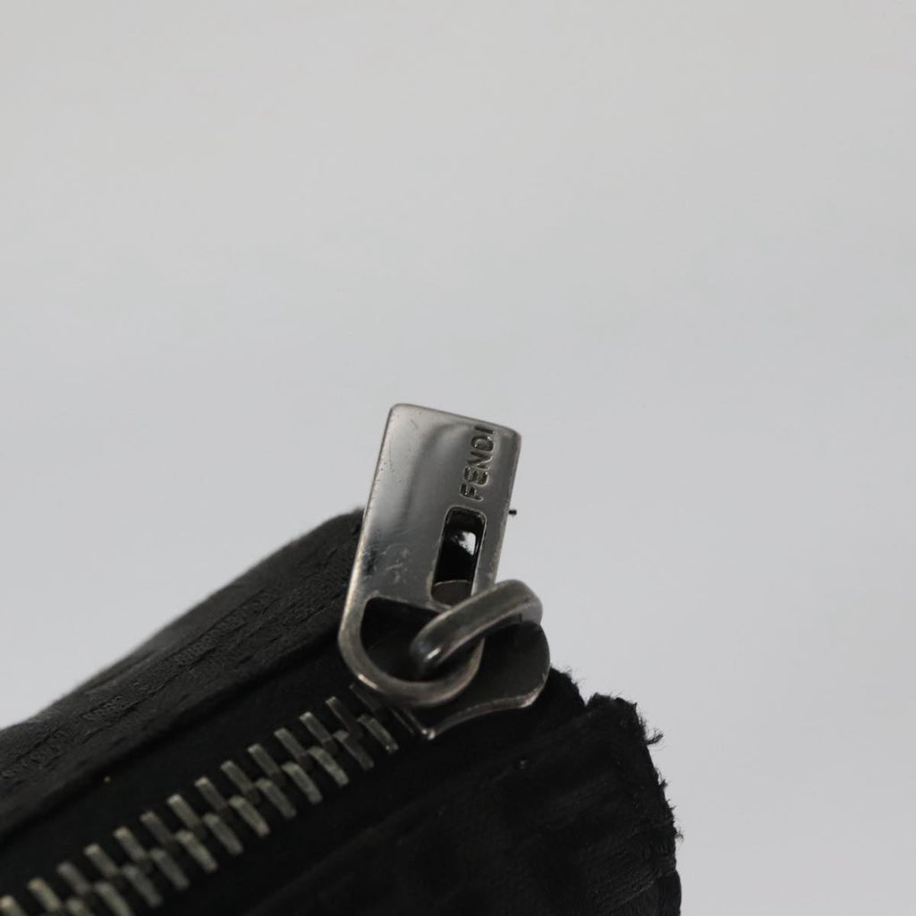 FENDI Zucchino Canvas Pouch Black mr924