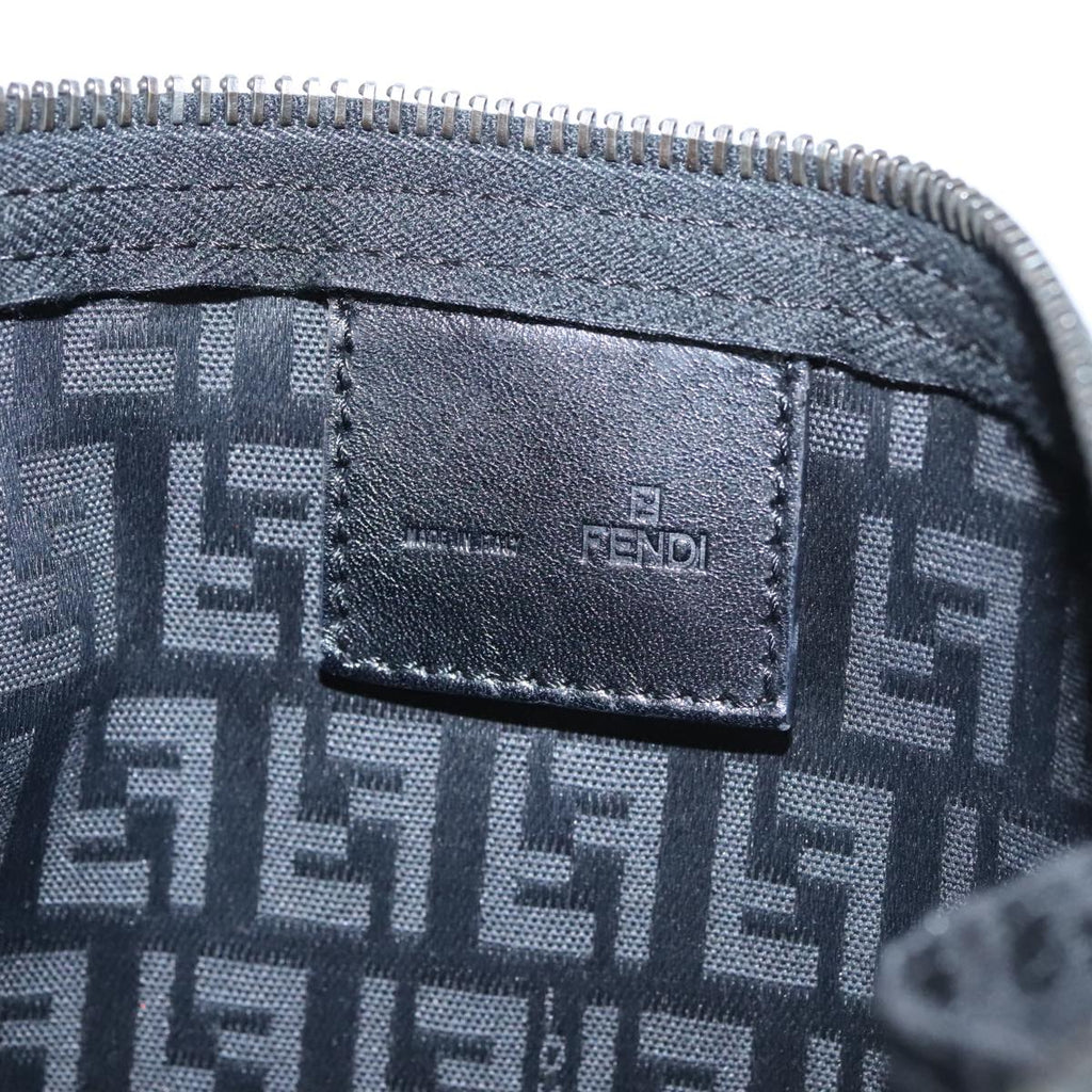FENDI Zucchino Canvas Pouch Black mr924