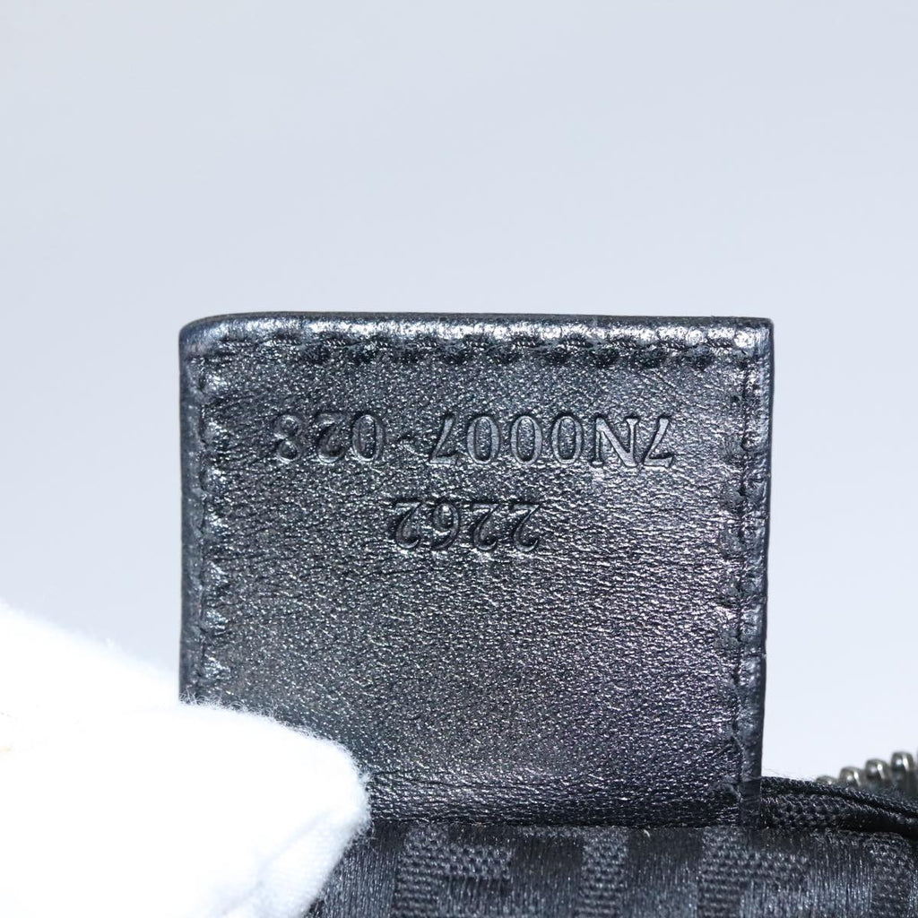 FENDI Zucchino Canvas Pouch Black mr924