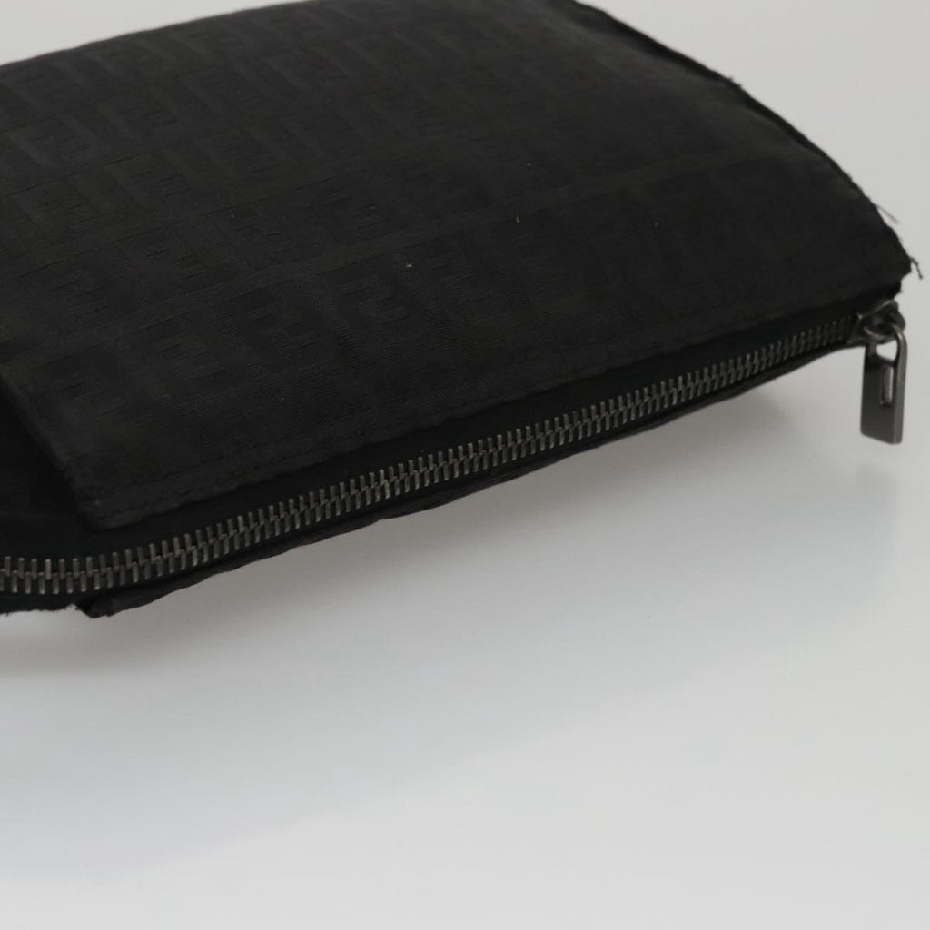 FENDI Zucchino Canvas Pouch Black mr924