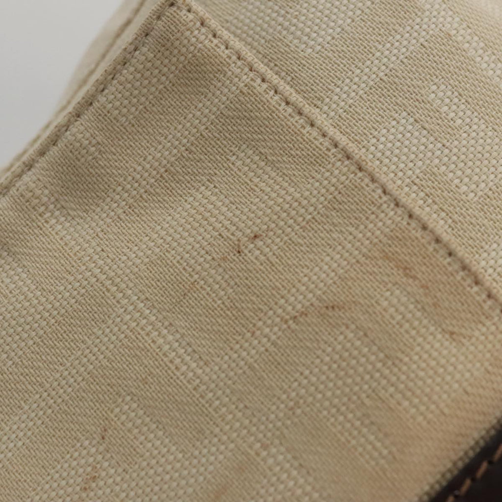 FENDI Zucca Canvas Mamma Baguette Shoulder Bag Beige mr928