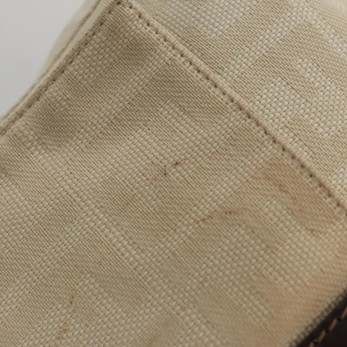FENDI Zucca Canvas Mamma Baguette Shoulder Bag Beige mr928