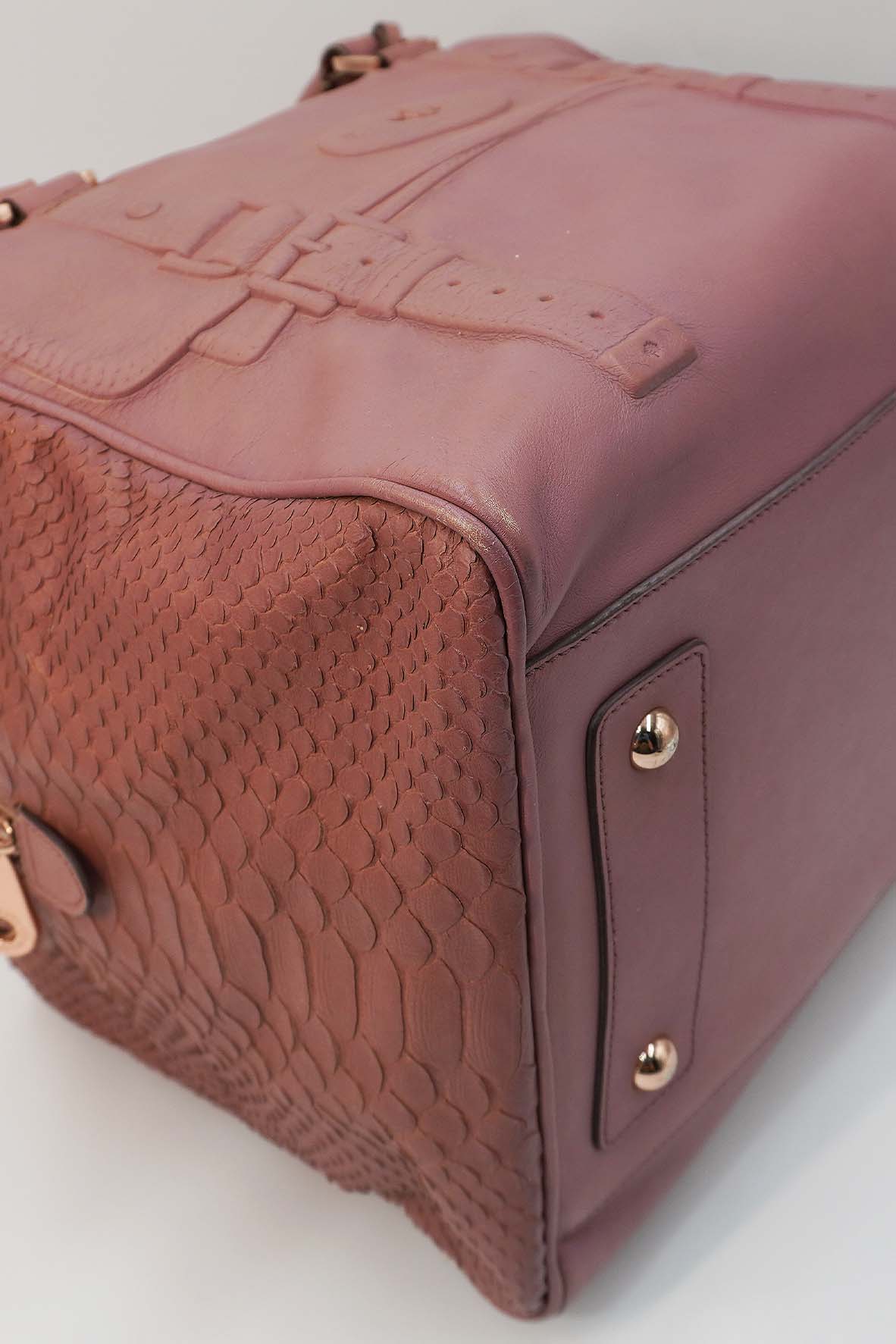Maisie Clipper Tote Rosy Brown