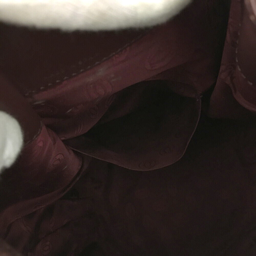 Must De Cartier Bordeaux Leather Shoulder Bag