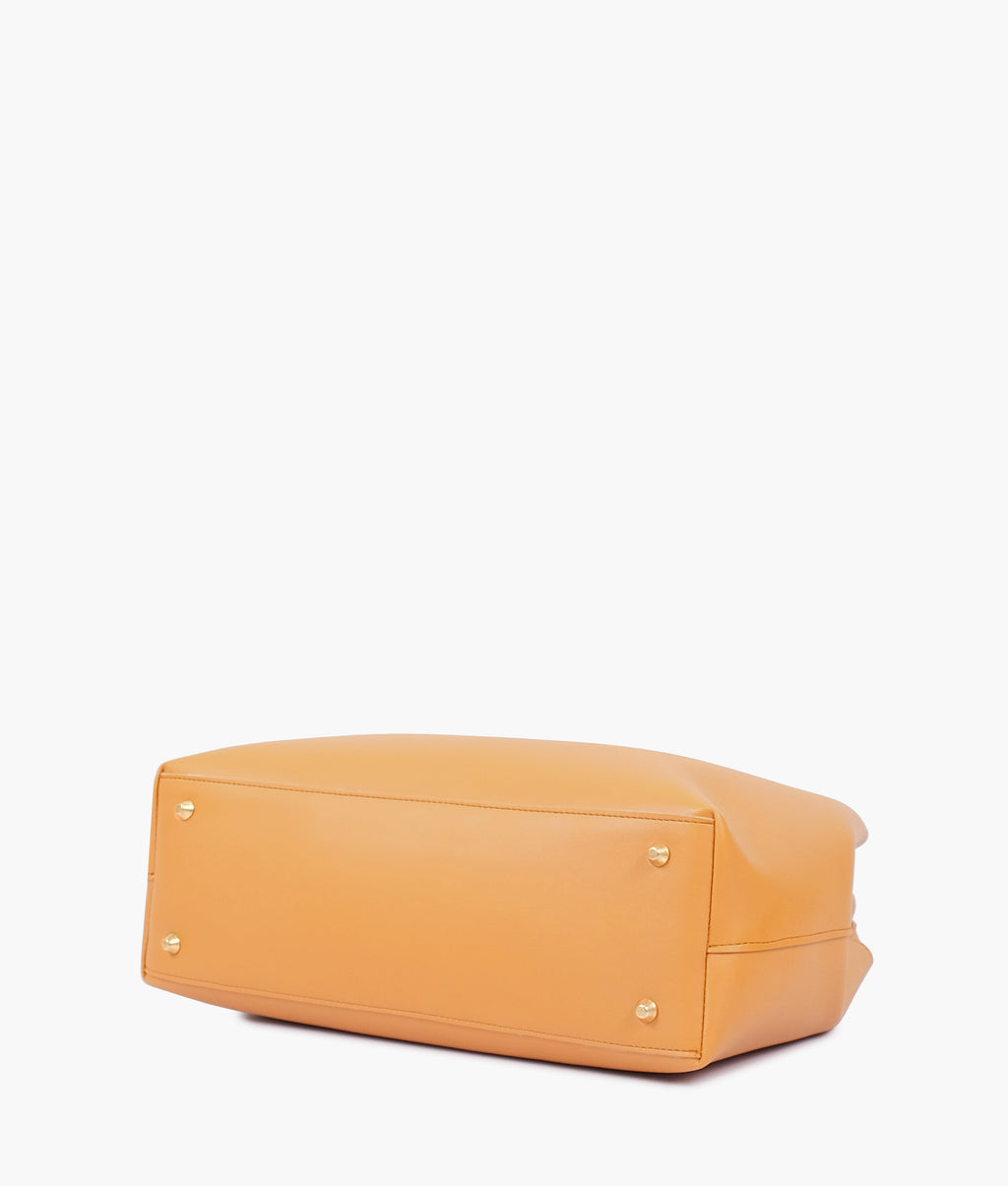 Mustard zipper tote bag