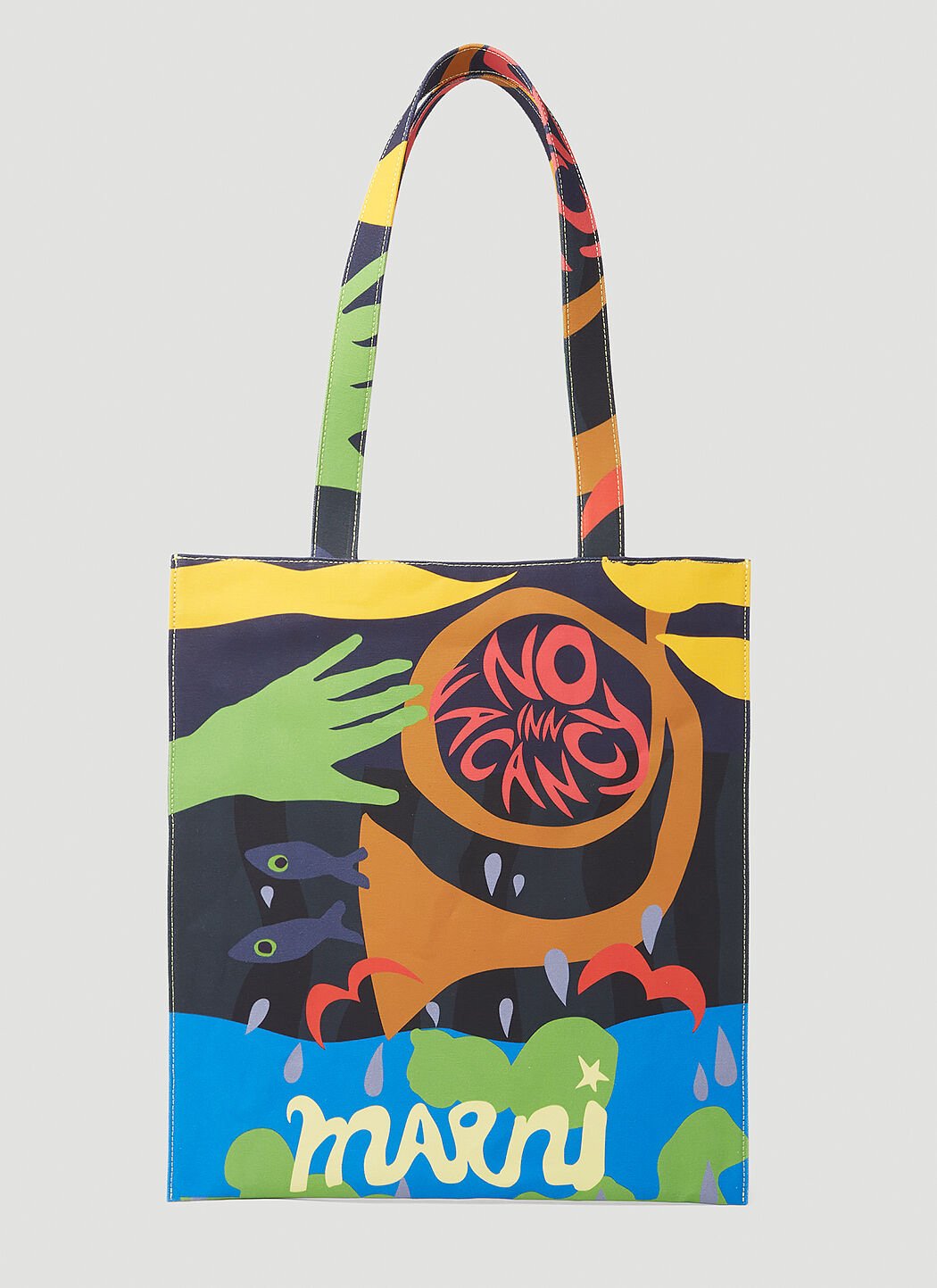 Marni X No Vacancy Men High Summer Tote Bag