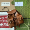 gg Bamboo Small Backpack Brown For Women, Women’s Bags 8.6in/22cm gg ‎‎702101 UZY0T 2535