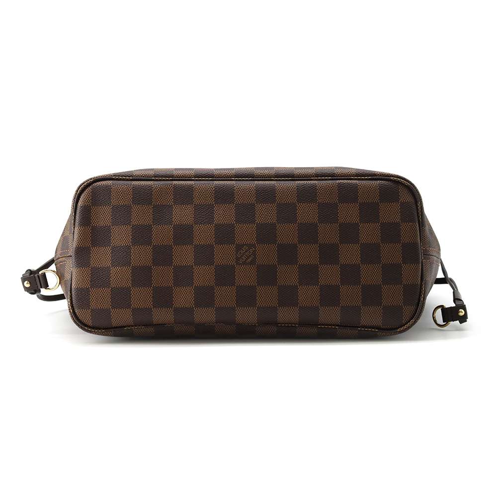 LOUIS VUITTON Neverfull Red N40600 Damier Ebene Canvas Size PM