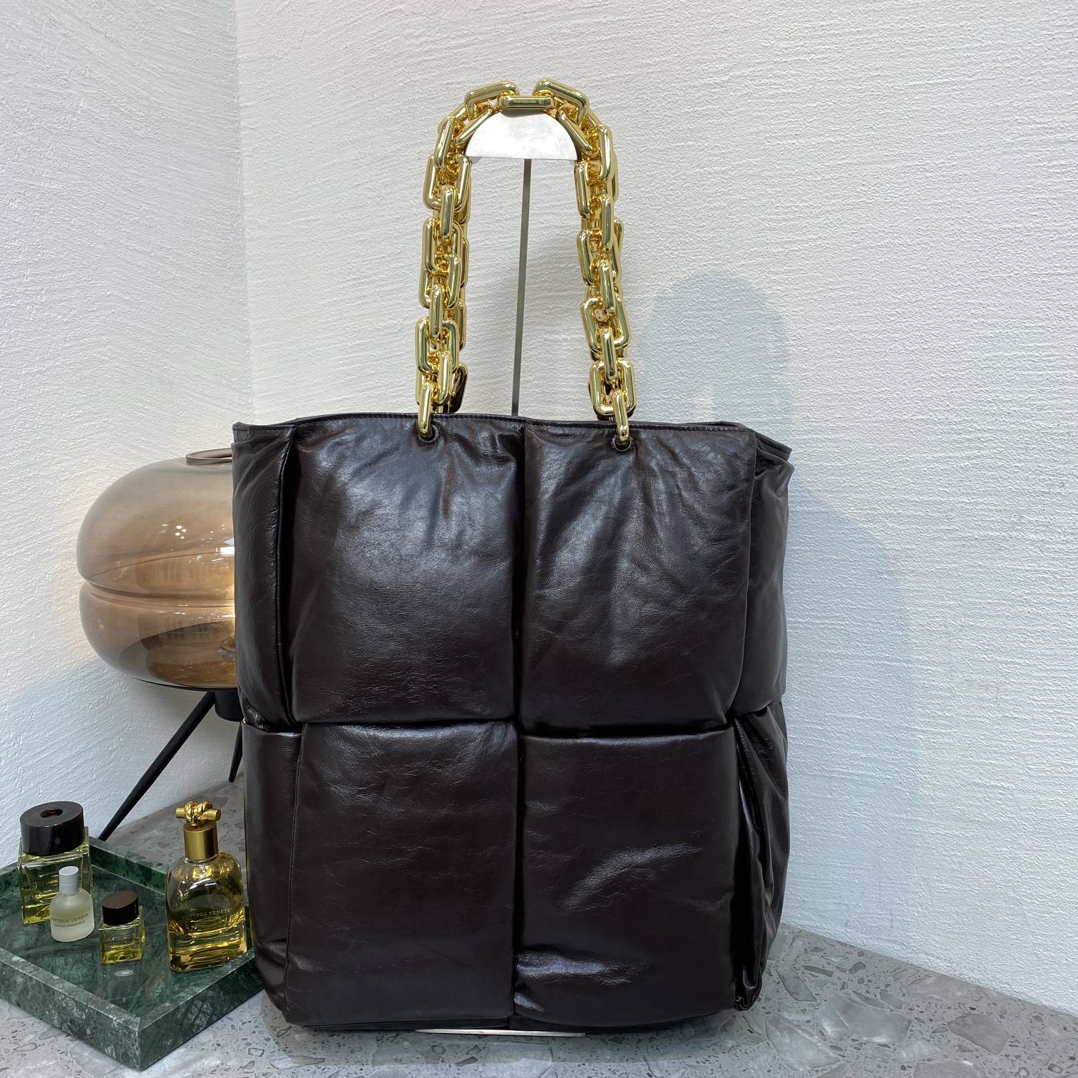 GLAMI Handle Bag Brown, For Women, Bags 15.8in/40cm