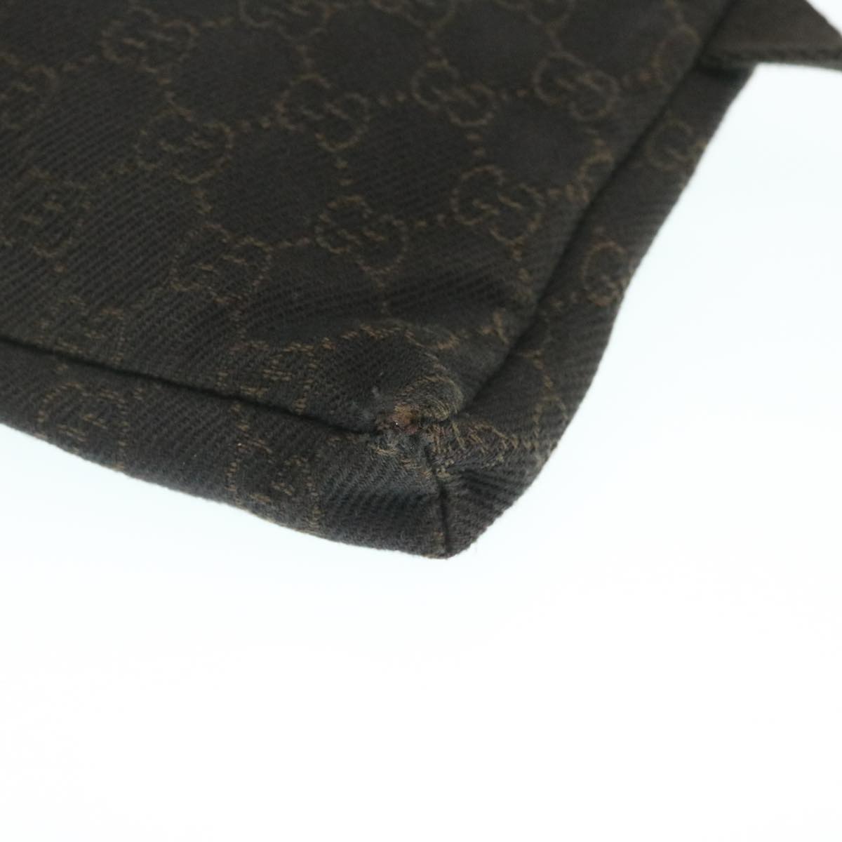 GUCCI GG Canvas Waist Bag Dark Brown 28566 35115