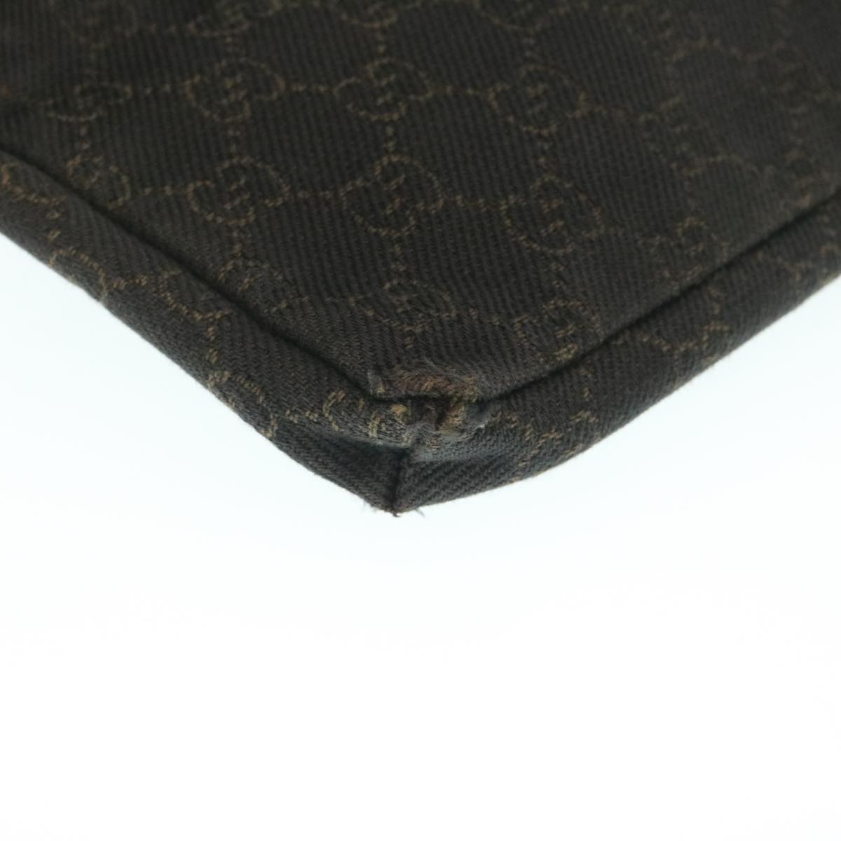 GUCCI GG Canvas Waist Bag Dark Brown 28566 35115